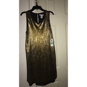 bar lll golden dress